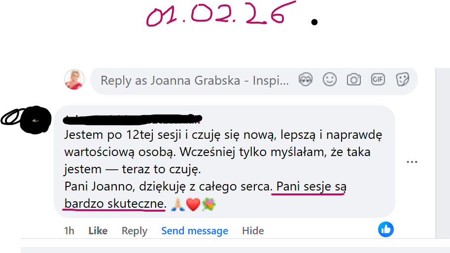 15 podózy testimonial - kometarz z 01.02.2026